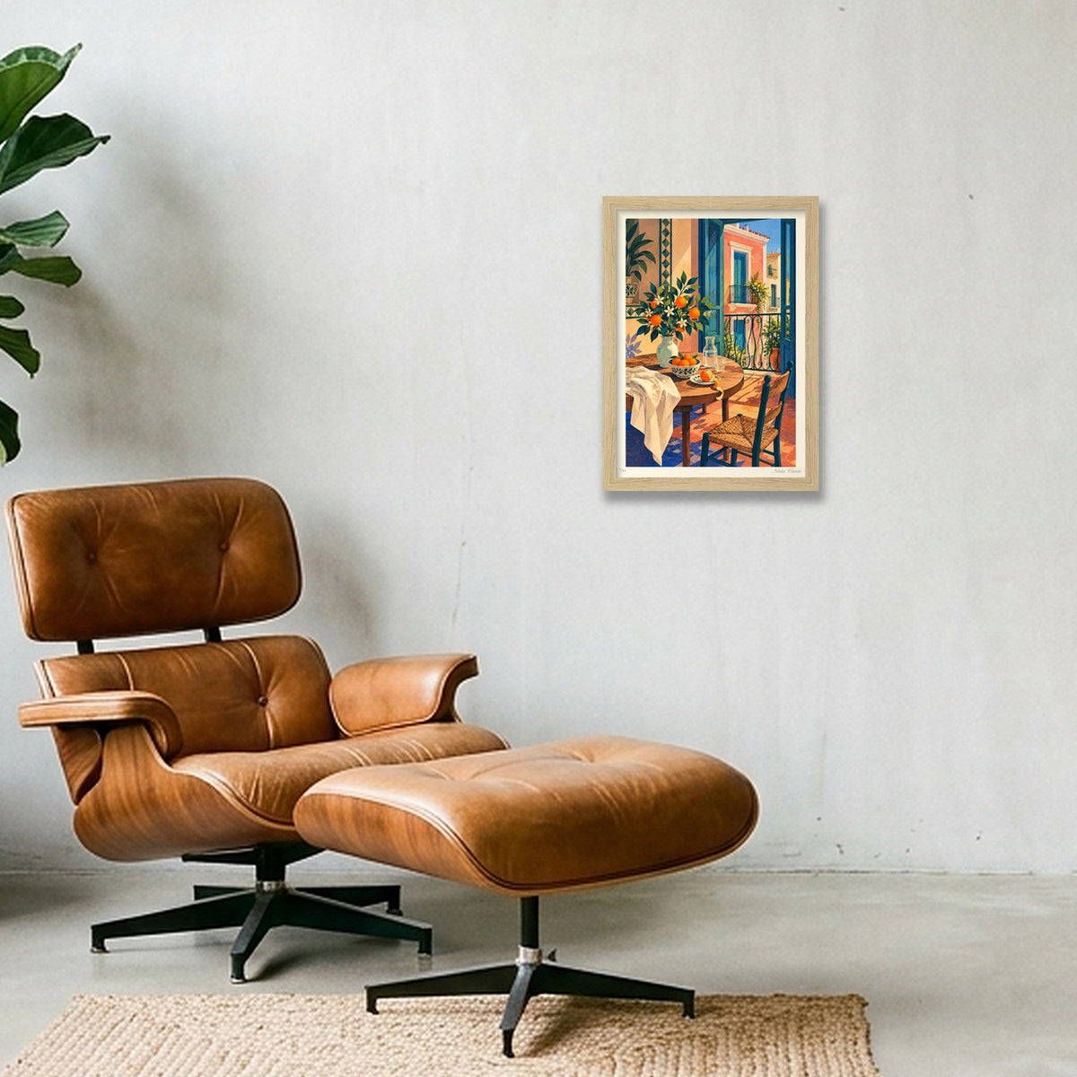 Les taronges de casa · A4 · Oak frame