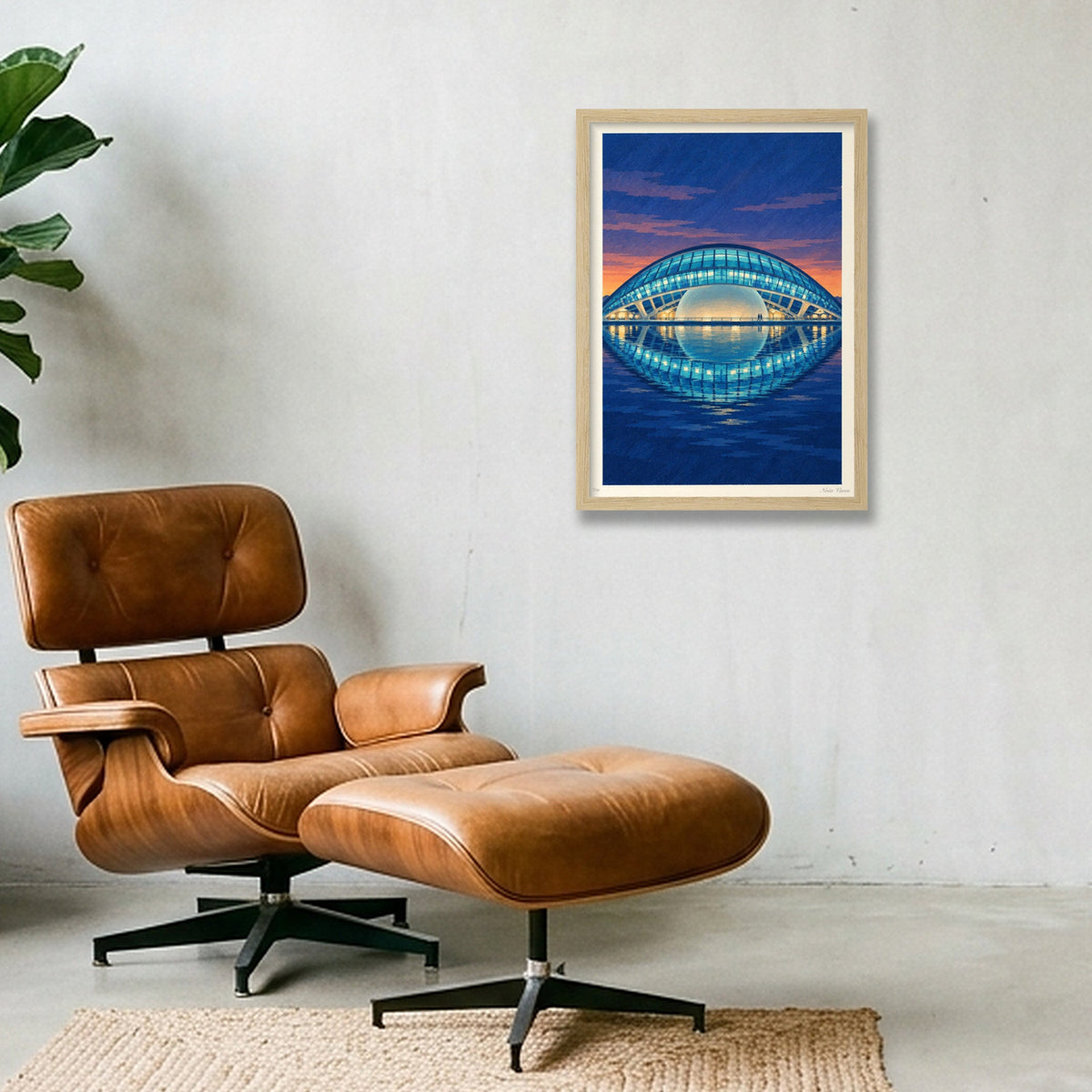 L’ull de la nit · A3 · Oak frame