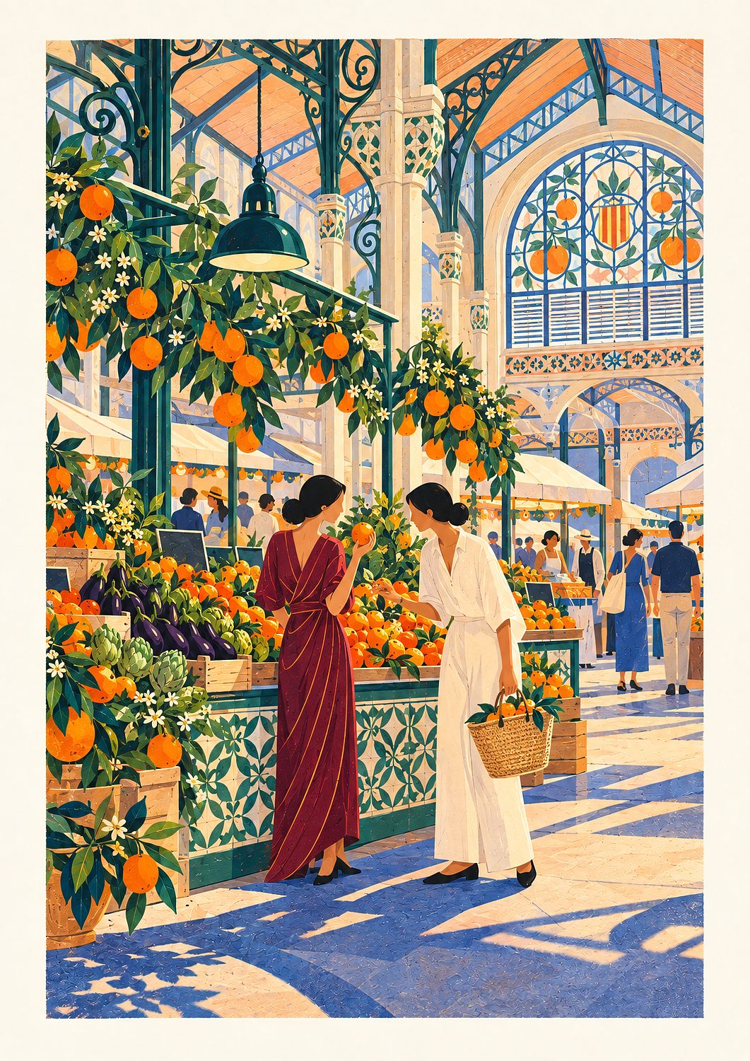 Mercat Central, el matí