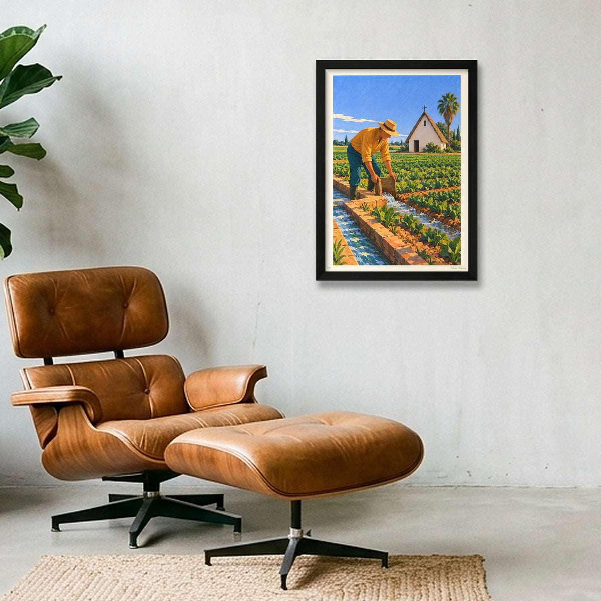 L’aigua de l’Horta · A3 · Black frame