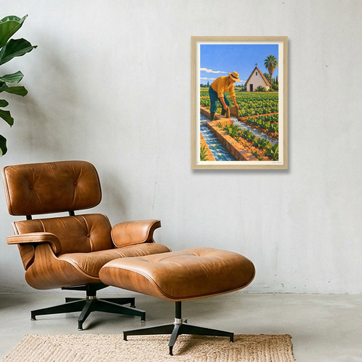 L’aigua de l’Horta · A3 · Oak frame