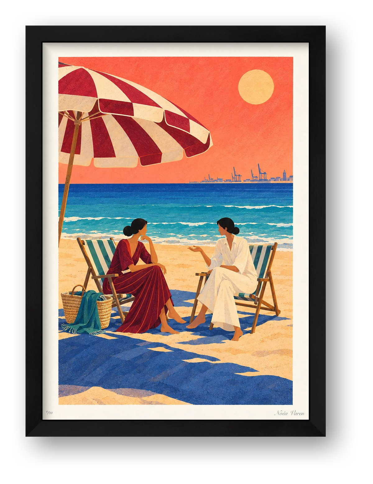 Malvarrosa, sense pressa · framed preview
