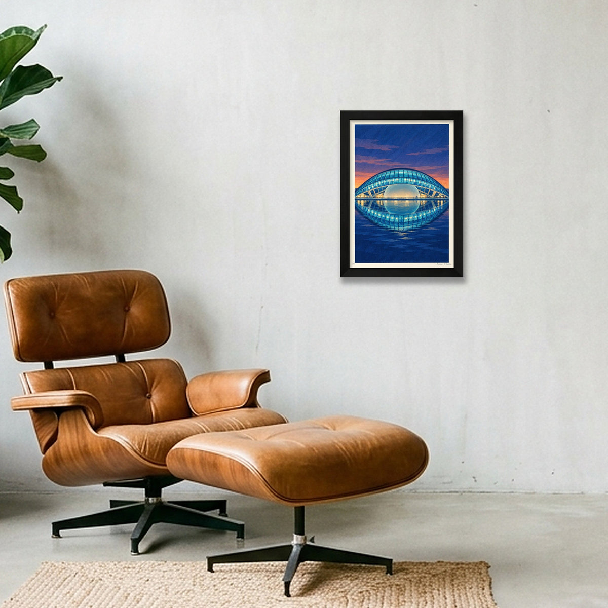 L’ull de la nit · A4 · Black frame