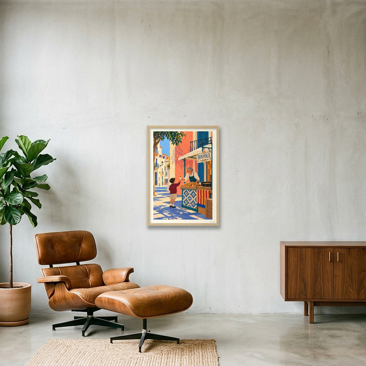 Bunyols de març · A2 · Oak frame