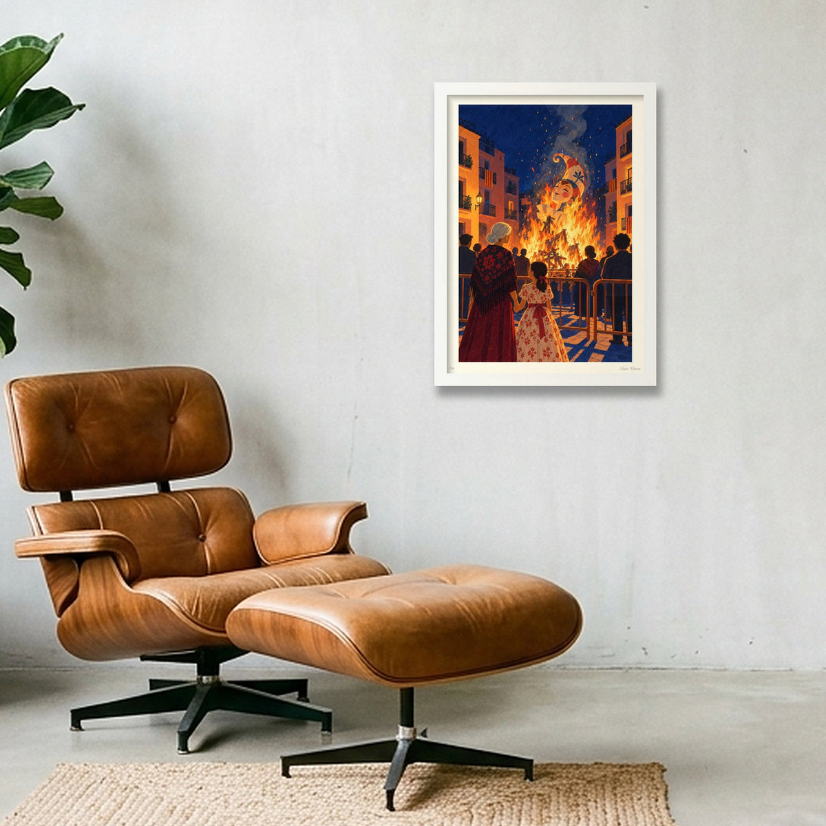 Fins l’any que ve · A3 · White frame