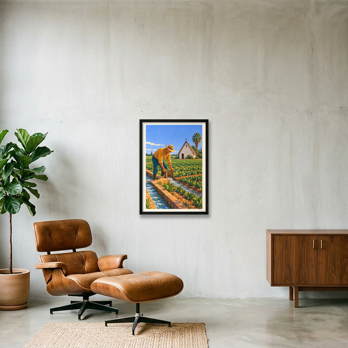 L’aigua de l’Horta · A2 · Black frame