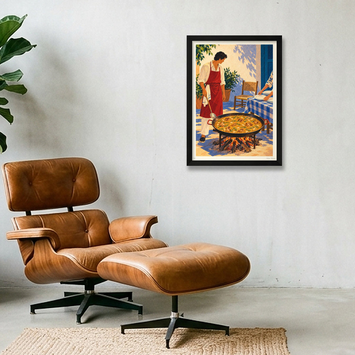 El diumenge · A3 · Black frame