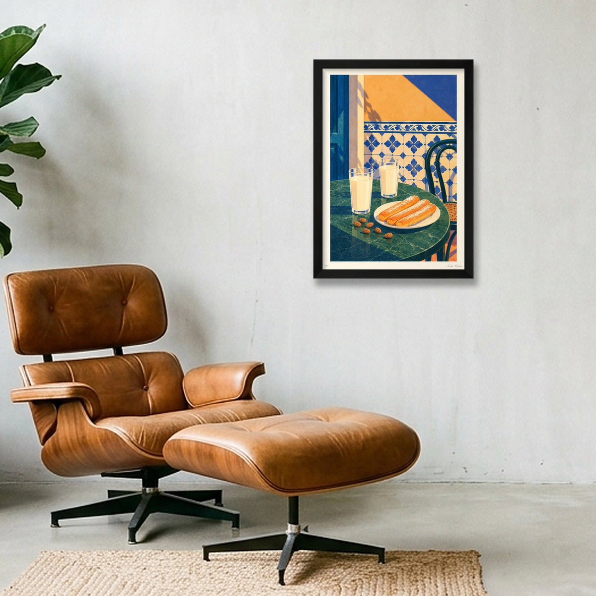 Orxata i fartons · A3 · Black frame