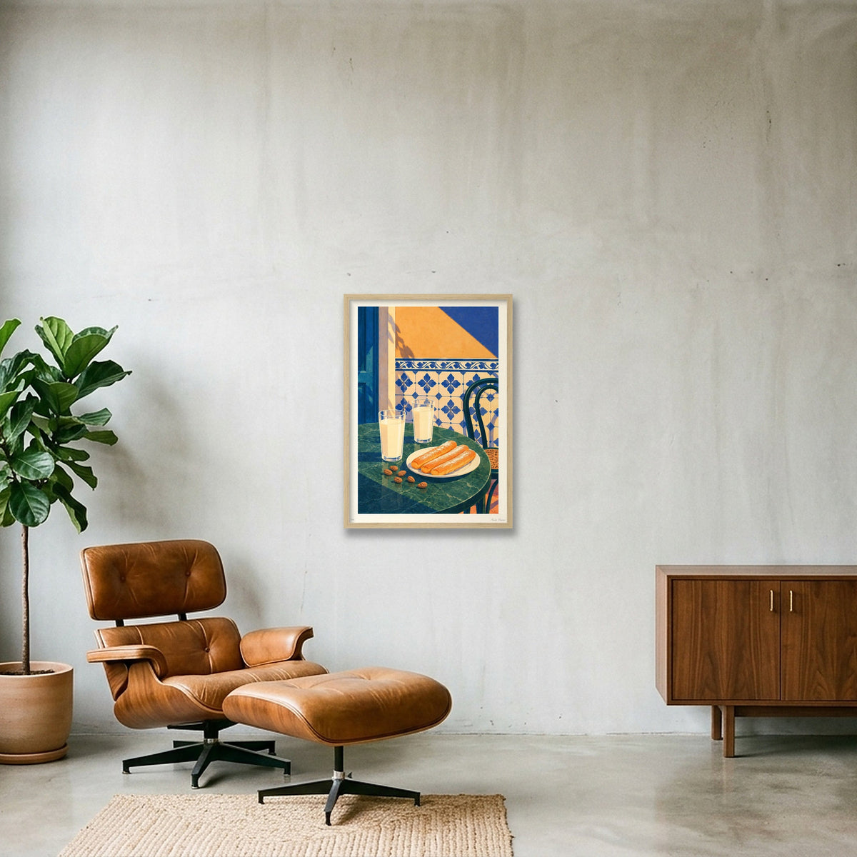 Orxata i fartons · A2 · Oak frame