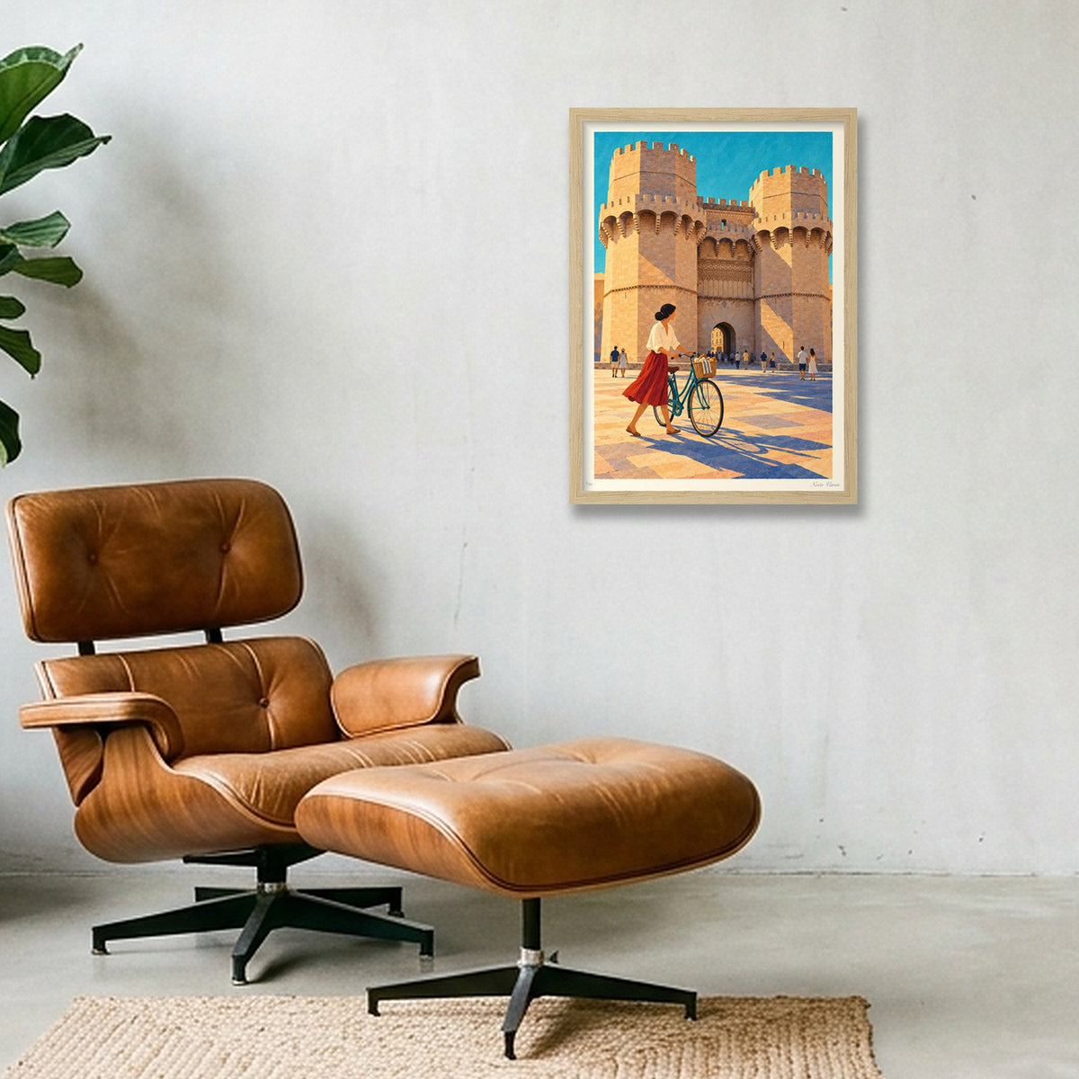 Tornar per Serrans · A3 · Oak frame