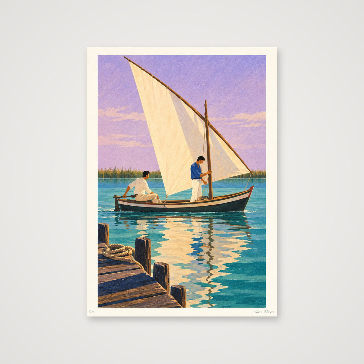 Vela llatina · A3 · Print only