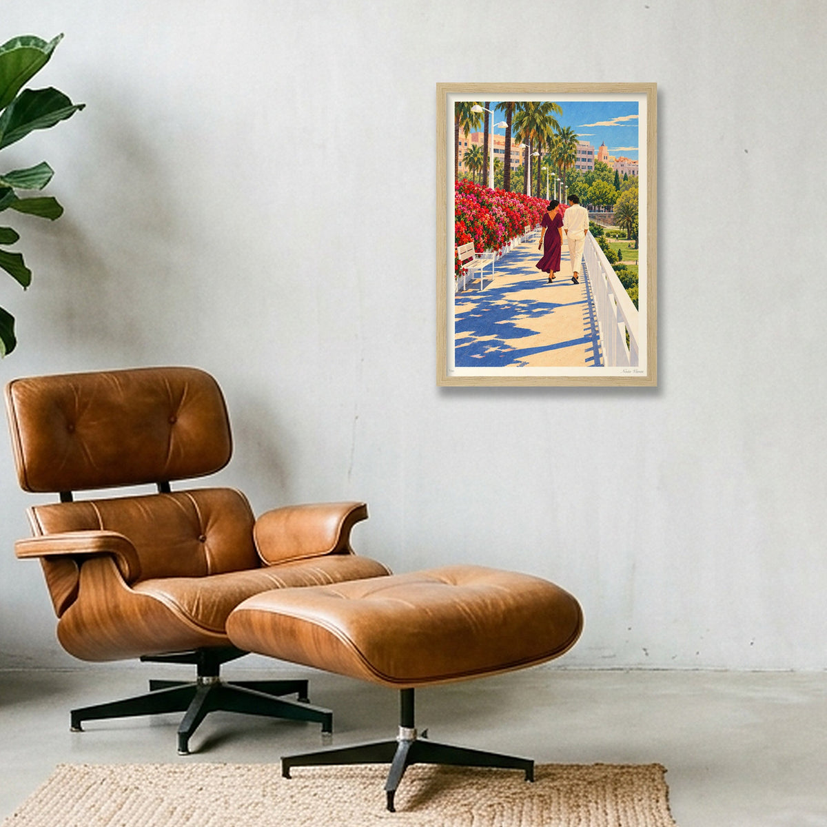 El passeig de les flors · A3 · Oak frame