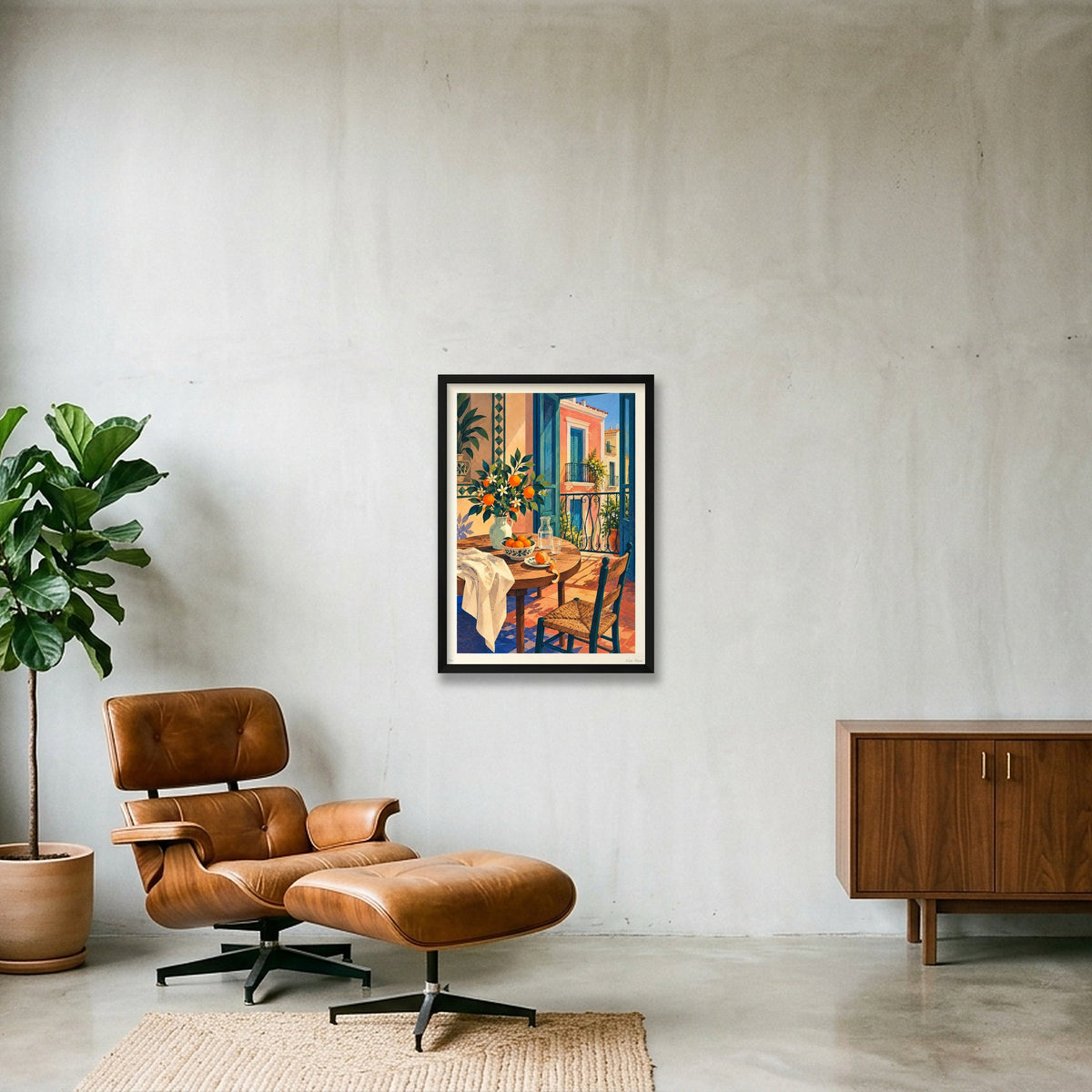Les taronges de casa · A2 · Black frame