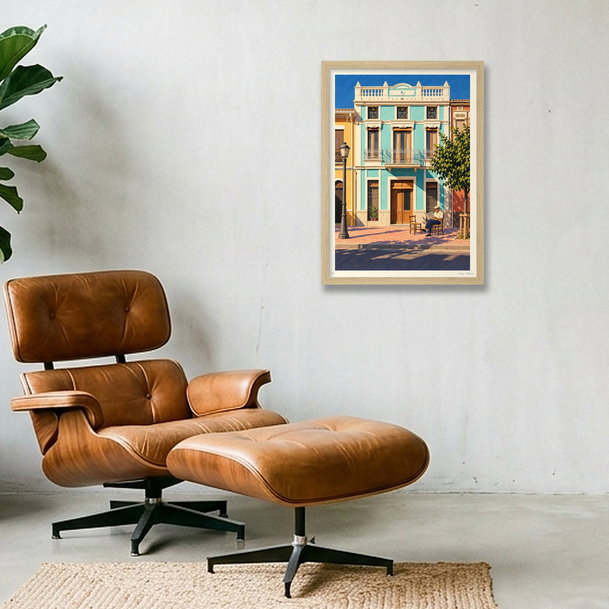 La cadira a la porta · A3 · Oak frame