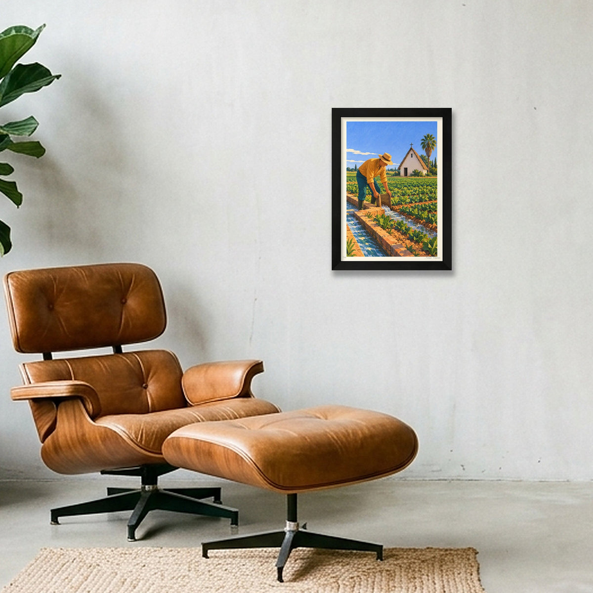 L’aigua de l’Horta · A4 · Black frame