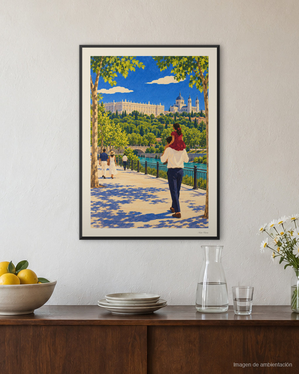 Image d’ambiance · La corniche au printemps