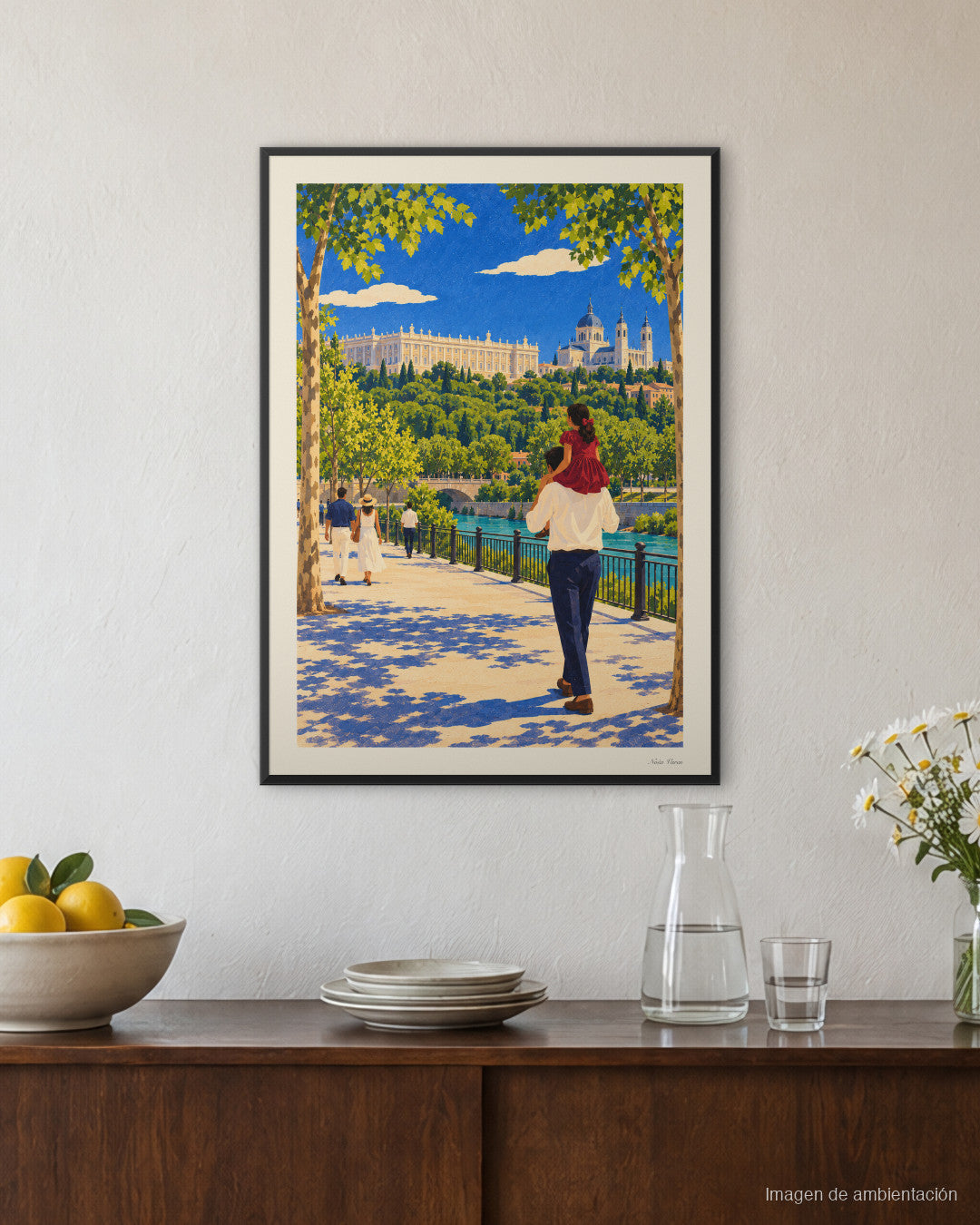 Image d’ambiance · La corniche au printemps