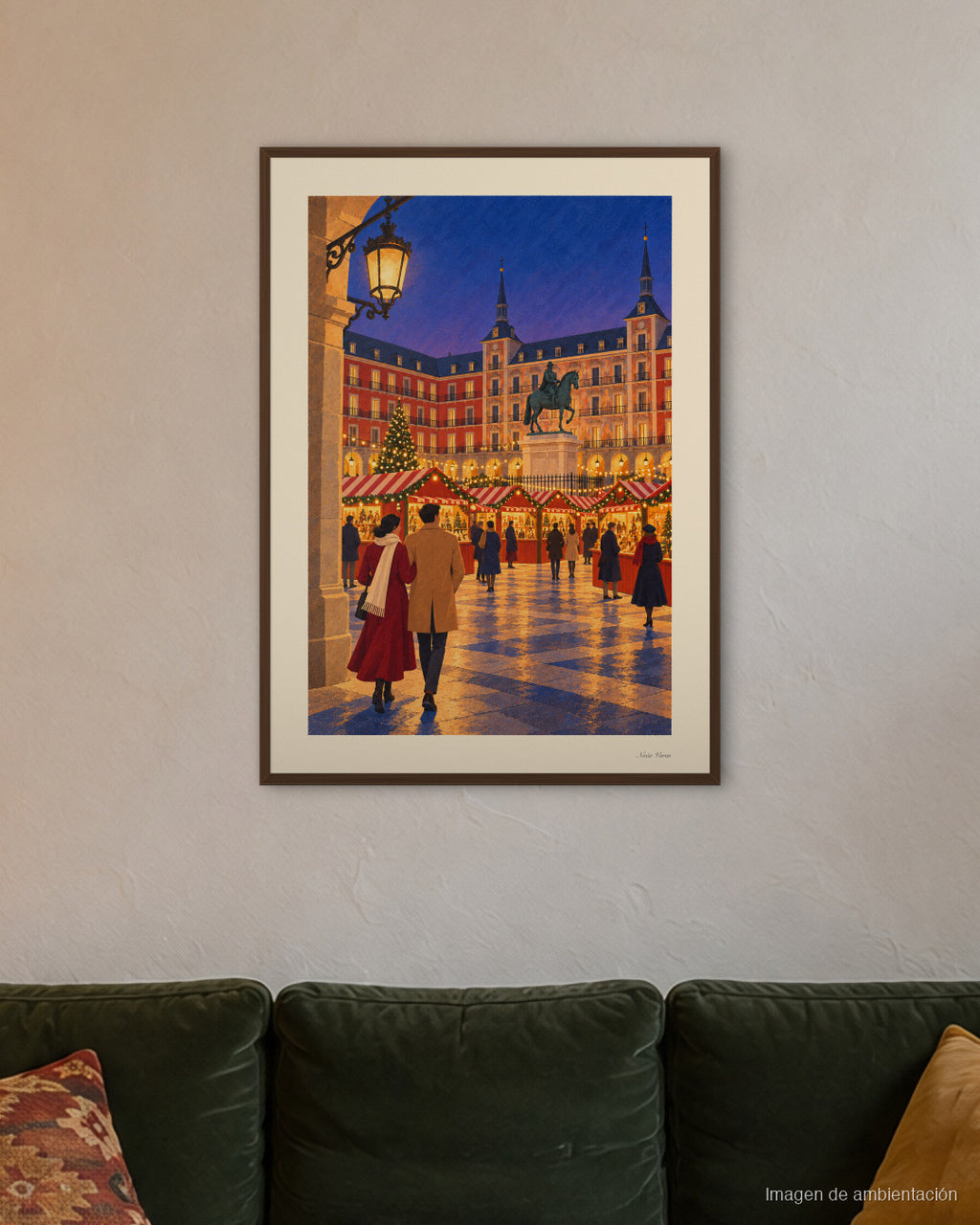 Image d’ambiance · Lumières de la Plaza Mayor