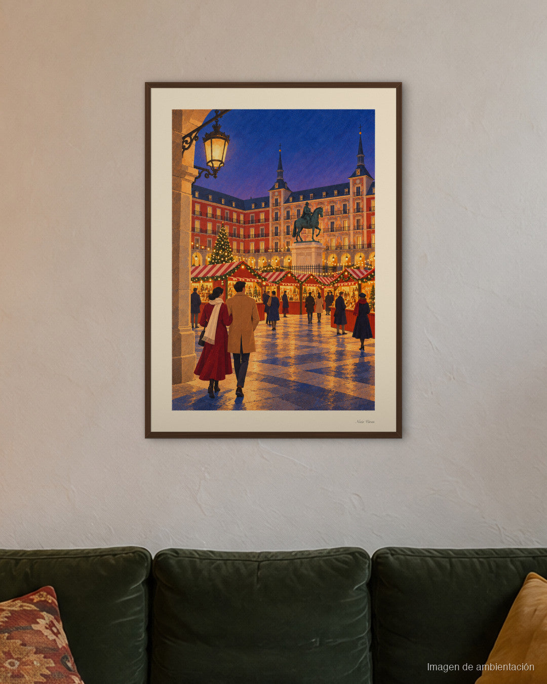 Image d’ambiance · Lumières de la Plaza Mayor