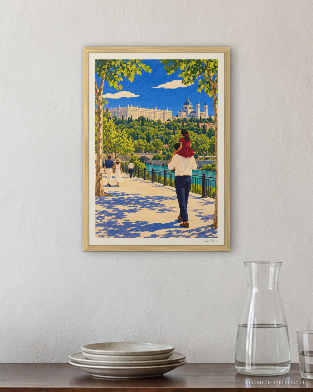 Image d’ambiance · La corniche au printemps