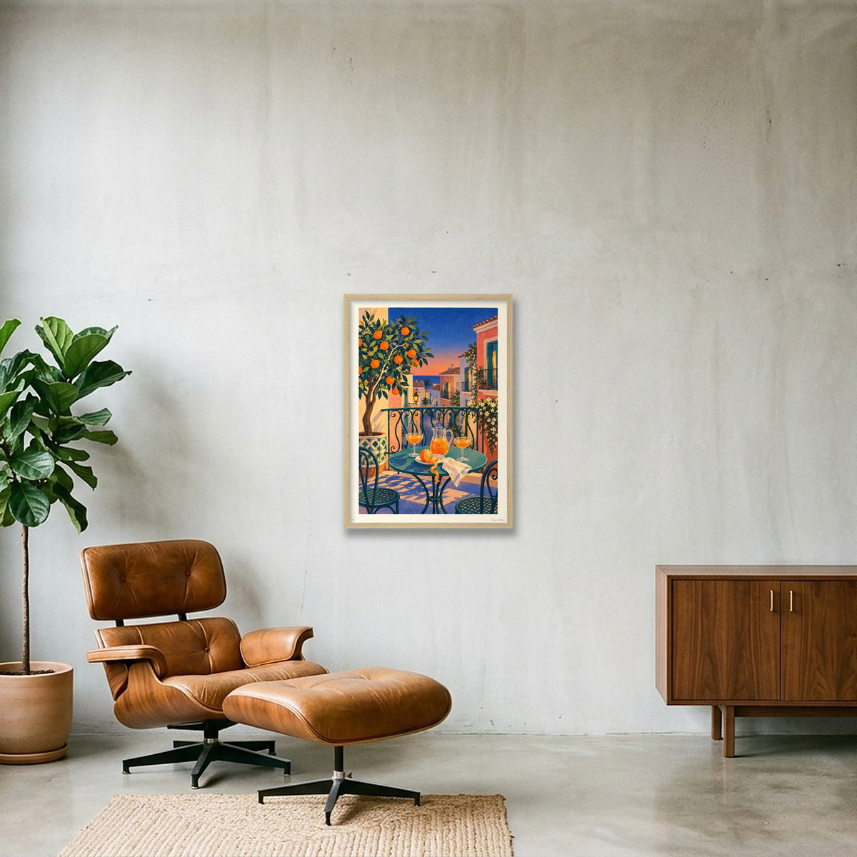 Agua de València · A2 · Oak frame