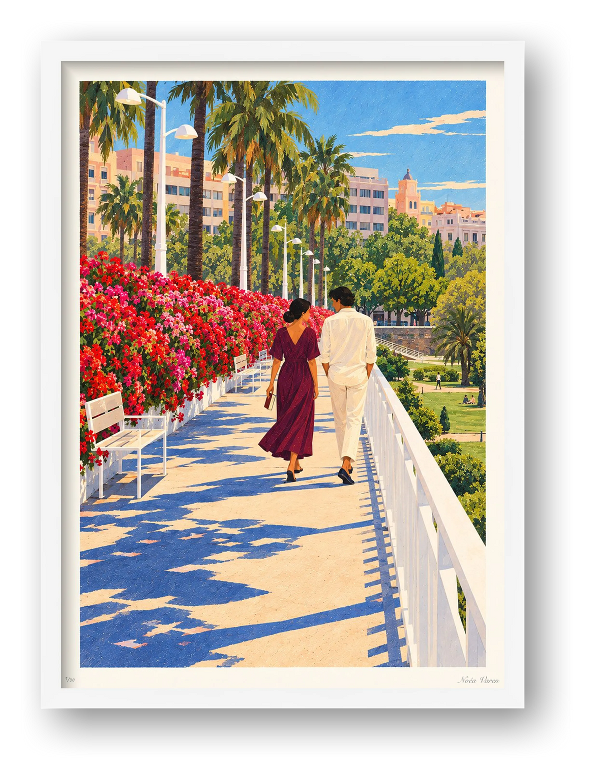 El passeig de les flors · framed preview