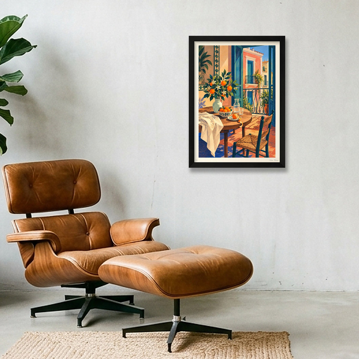 Les taronges de casa · A3 · Black frame