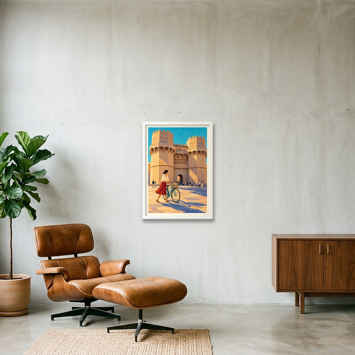 Tornar per Serrans · A2 · White frame