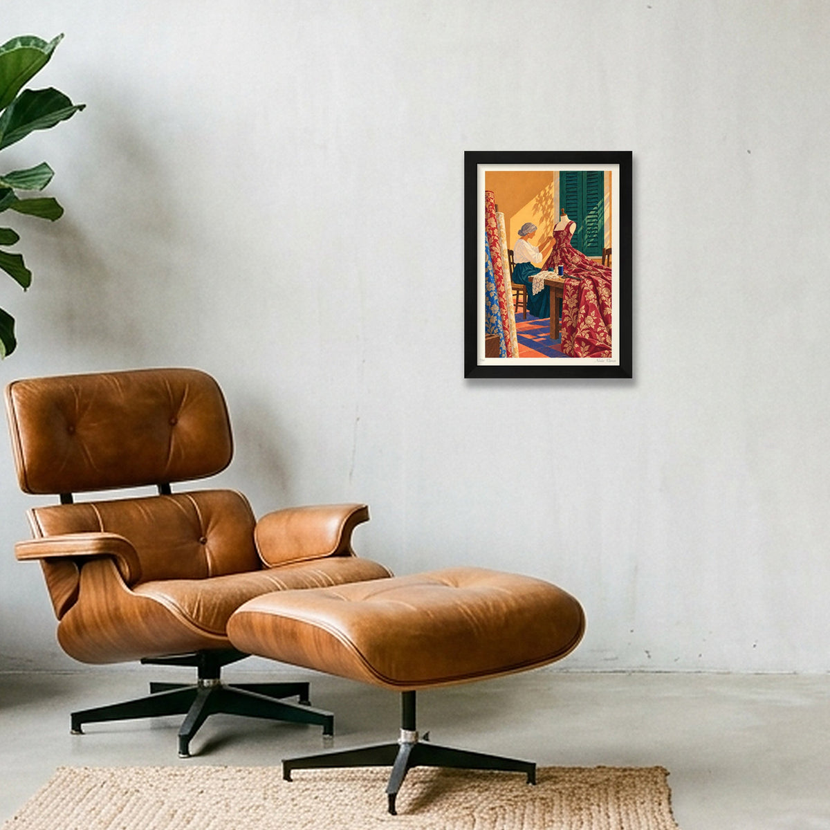 Fil de seda · A4 · Black frame