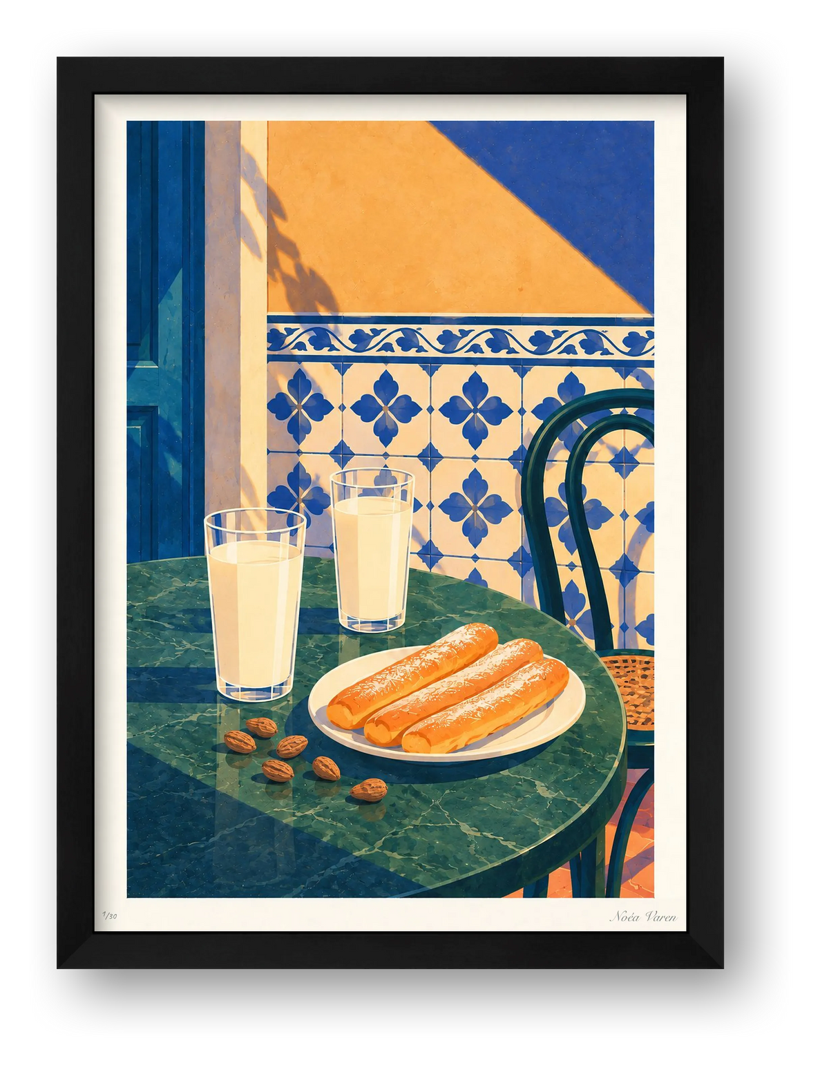 Orxata i fartons · framed preview