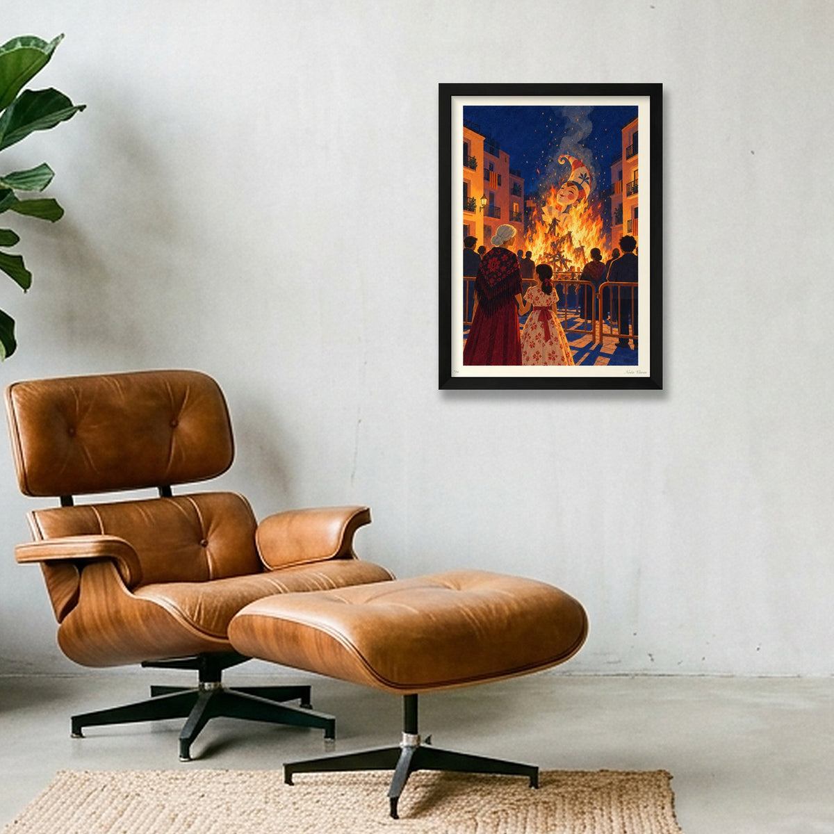 Fins l’any que ve · A3 · Black frame