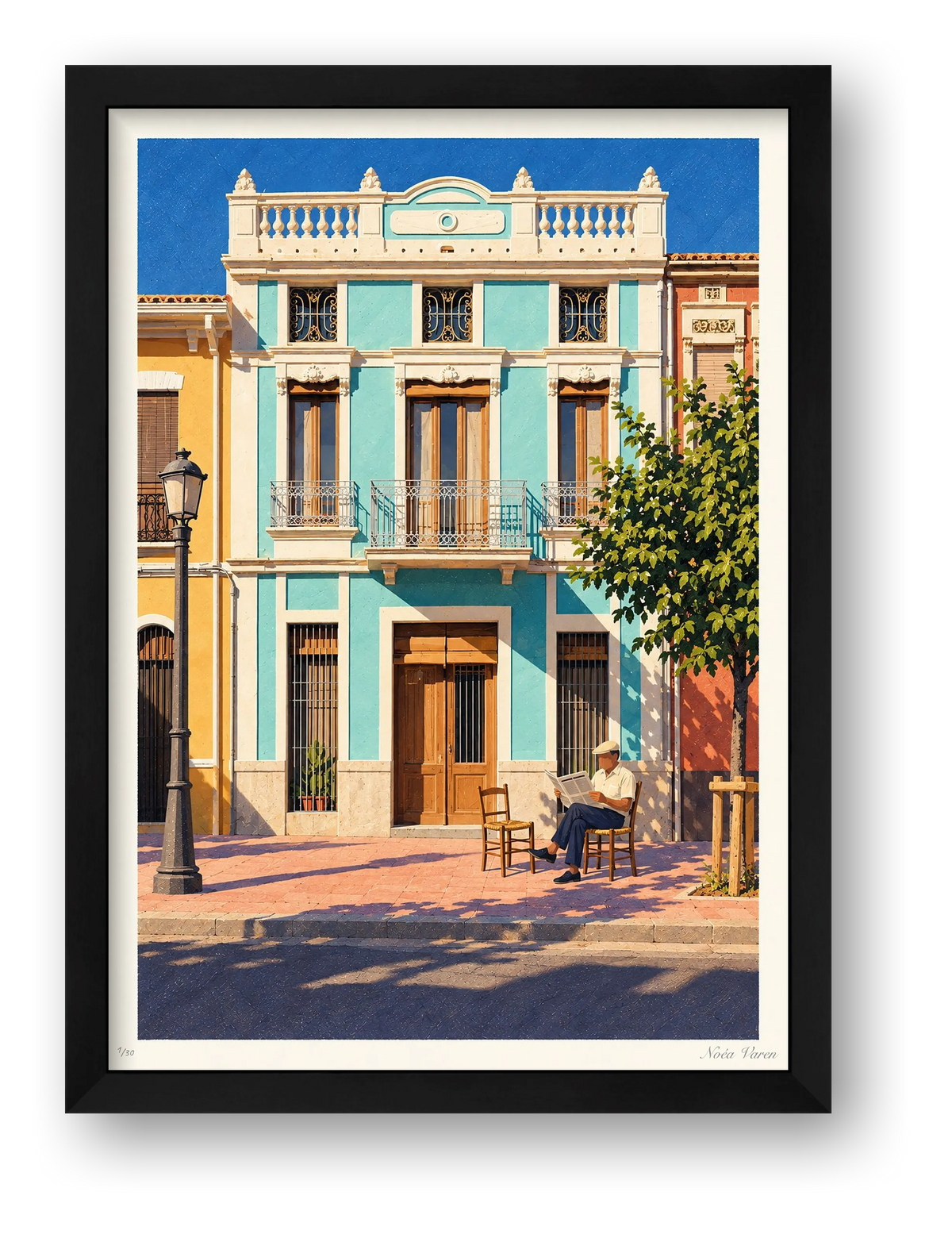 La cadira a la porta · framed preview
