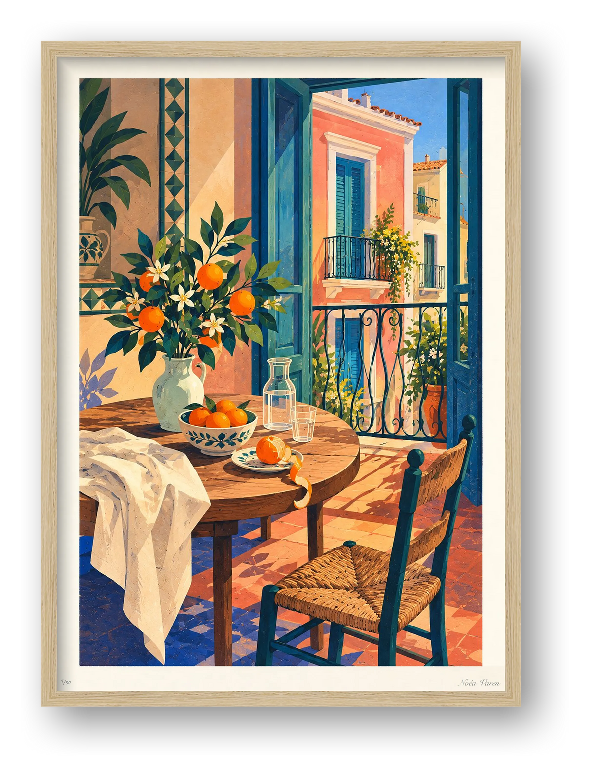 Les taronges de casa · framed preview