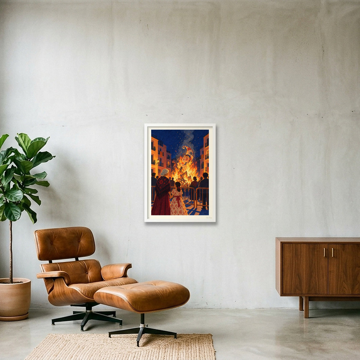Fins l’any que ve · A2 · White frame
